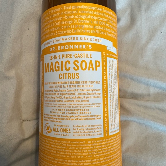dr. bronners Other - Citrus Magic Soap - Orange